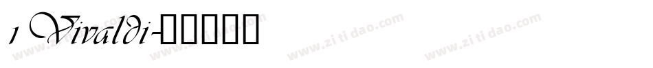 1 Vivaldi字体转换